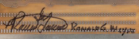 Lot #6121 Apple-1 Prototype Replica Signed by Daniel Kottke and Ron Wayne - Image 2