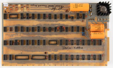 Lot #6121 Apple-1 Prototype Replica Signed by Daniel Kottke and Ron Wayne - Image 4