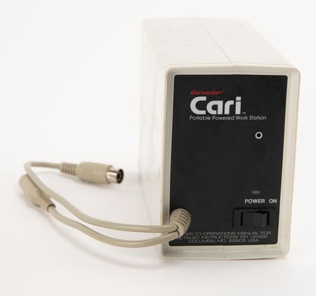 Lot #6060 Apple IIc Computer with Rare Flat Panel Display and Cari Portable Work Station - Image 13