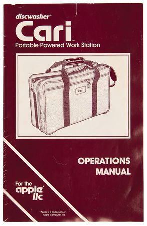 Lot #6060 Apple IIc Computer with Rare Flat Panel Display and Cari Portable Work Station - Image 15