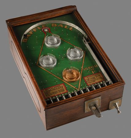 Lot #6312 Gottlieb 'Baffle Ball' Pinball Machine (1931) - Image 1