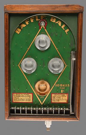 Lot #6312 Gottlieb 'Baffle Ball' Pinball Machine (1931) - Image 7