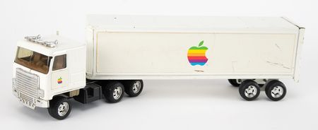 Lot #6267 Apple Computer Vintage Toy Semi-Trailer Truck - Image 2