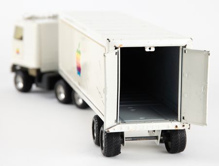 Lot #6267 Apple Computer Vintage Toy Semi-Trailer Truck - Image 5