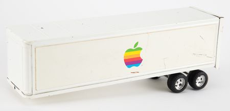 Lot #6267 Apple Computer Vintage Toy Semi-Trailer Truck - Image 8