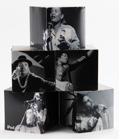 Lot #6137 Apple (5) iPod Classic Special Editions with Hendrix, Marley, Holiday, Run-DMC, and Morissette - Image 1