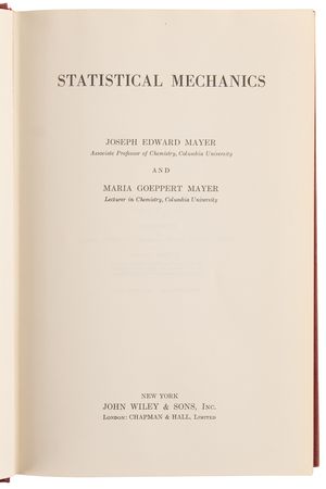 Lot #6285 Gordon Moore Signed Book - Statistical Mechanics - From Moore's Collection - Image 5