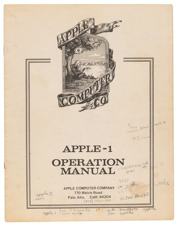 Lot #6000 Apple-1 Computer with Original Operation Manual, Daniel Kottke Letter, and Accessories (Fully Functional) - Image 13