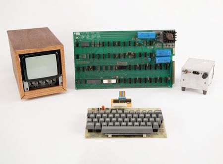 Lot #6000 Apple-1 Computer with Original Operation Manual, Daniel Kottke Letter, and Accessories (Fully Functional) - Image 1