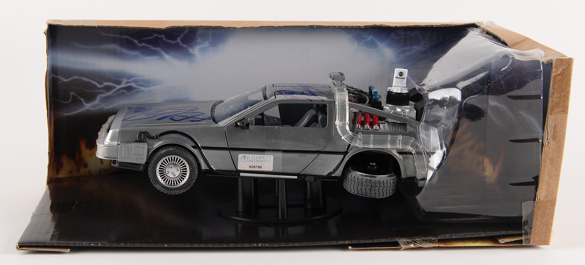 michael j fox foundation delorean auction