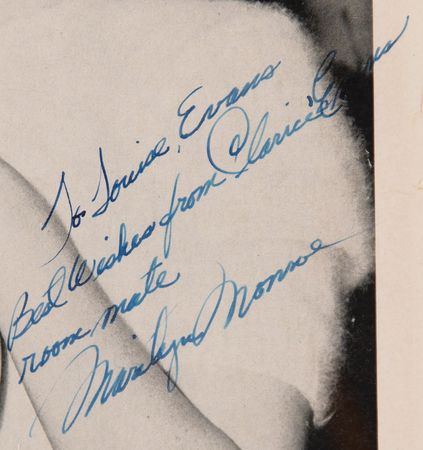 Lot #758 Marilyn Monroe Signed 'Greater Los Angeles Press Club' Program Page (1947) - Image 2