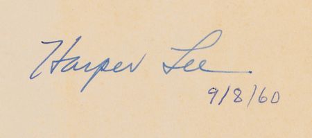 Lot #615 Harper Lee Signed Book - To Kill a Mockingbird - Image 2