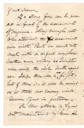 Lot #474 Fitz John Porter Civil War-Dated Autograph Letter Signed: 