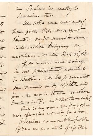 Lot #474 Fitz John Porter Civil War-Dated Autograph Letter Signed: 