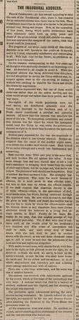 Lot #30 [Abraham Lincoln Inaugural Address]: New York Herald, March 5, 1865 - 