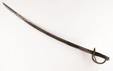 Lot #39 Civil War: Pvt. John L. Seitzinger's M1840 Saber, Cavalry Hat, and Cavalry Post G.A.R. Flag - Image 5