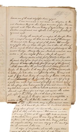 Lot #38 The Confederate Memoirs of Chaplain Joseph Cross - Original Manuscript for the ?First Book? of His Remarkable Civil War Narrative, ?Camp and Field? - Opining on the Emancipation Proclamation and ?Tyrant? Abraham Lincoln - Image 10