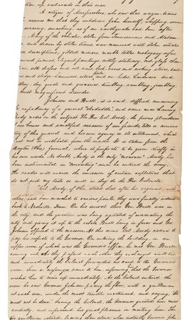 Lot #38 The Confederate Memoirs of Chaplain Joseph Cross - Original Manuscript for the ?First Book? of His Remarkable Civil War Narrative, ?Camp and Field? - Opining on the Emancipation Proclamation and ?Tyrant? Abraham Lincoln - Image 11