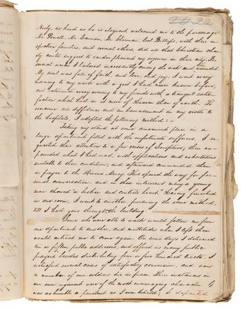 Lot #38 The Confederate Memoirs of Chaplain Joseph Cross - Original Manuscript for the ?First Book? of His Remarkable Civil War Narrative, ?Camp and Field? - Opining on the Emancipation Proclamation and ?Tyrant? Abraham Lincoln - Image 8