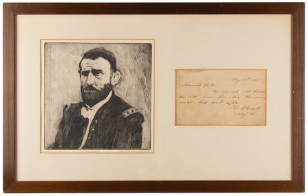 Lot #67 U. S. Grant Civil War-Dated Autograph Letter Signed to Admiral David Dixon Porter, Beginning the Siege of Vicksburg: 