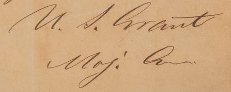 Lot #67 U. S. Grant Civil War-Dated Autograph Letter Signed to Admiral David Dixon Porter, Beginning the Siege of Vicksburg: 