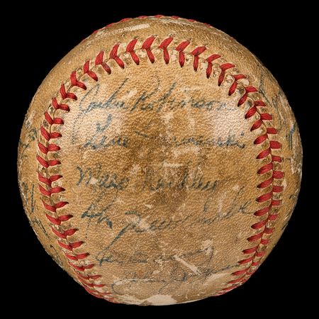 Lot #864 Brooklyn Dodgers: 1949 Team-Signed