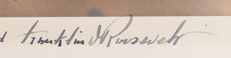 Lot #177 Franklin D. Roosevelt Oversized Signed Photograph to US Ambassador Laurence Steinhardt - Image 2