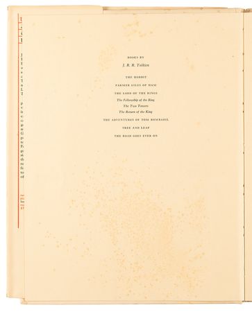 Lot #594 J. R. R. Tolkien Signed Book - The Road Goes Ever On: A Song Cycle - Image 6