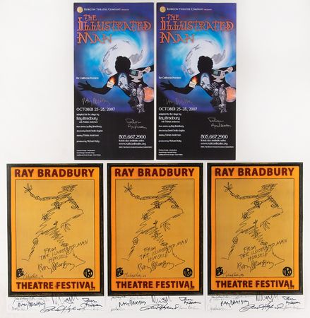 Lot #577 Ray Bradbury Archive of (170+) Items Honoring the Life and Career of the Fiction Master, with Diverse Collection of (100+) Signed Formats like Photographs, Scripts, Books, Award Plaques, and More - Image 9