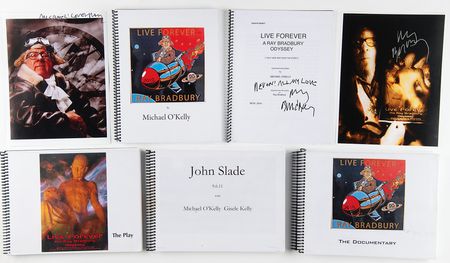 Lot #577 Ray Bradbury Archive of (170+) Items Honoring the Life and Career of the Fiction Master, with Diverse Collection of (100+) Signed Formats like Photographs, Scripts, Books, Award Plaques, and More - Image 15