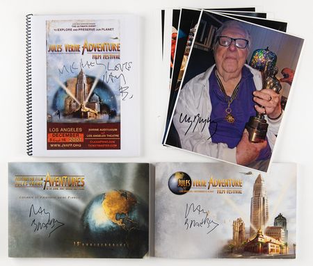 Lot #577 Ray Bradbury Archive of (170+) Items Honoring the Life and Career of the Fiction Master, with Diverse Collection of (100+) Signed Formats like Photographs, Scripts, Books, Award Plaques, and More - Image 16