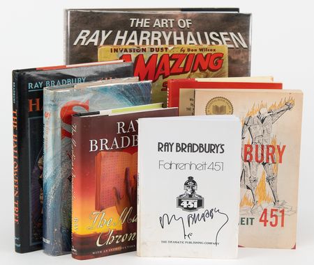 Lot #577 Ray Bradbury Archive of (170+) Items Honoring the Life and Career of the Fiction Master, with Diverse Collection of (100+) Signed Formats like Photographs, Scripts, Books, Award Plaques, and More - Image 2