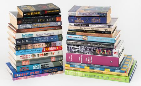 Lot #577 Ray Bradbury Archive of (170+) Items Honoring the Life and Career of the Fiction Master, with Diverse Collection of (100+) Signed Formats like Photographs, Scripts, Books, Award Plaques, and More - Image 3