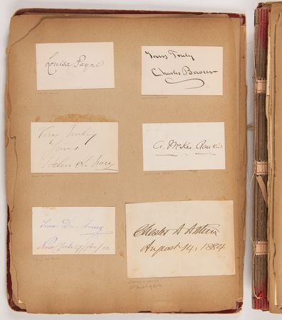 Lot #86 19th Century Theatre Actors, Actresses, and Notables Autograph Collection (275+ Signatures) with Chester A. Arthur, P. T. Barnum, Henry W. Longfellow, Lotta Crabtree, and Lillie Langtry - Image 2