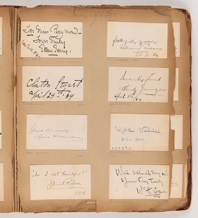 Lot #86 19th Century Theatre Actors, Actresses, and Notables Autograph Collection (275+ Signatures) with Chester A. Arthur, P. T. Barnum, Henry W. Longfellow, Lotta Crabtree, and Lillie Langtry - Image 7