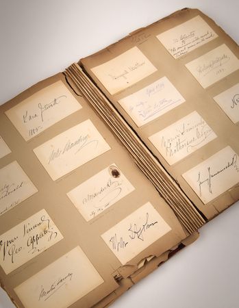 Lot #86 19th Century Theatre Actors, Actresses, and Notables Autograph Collection (275+ Signatures) with Chester A. Arthur, P. T. Barnum, Henry W. Longfellow, Lotta Crabtree, and Lillie Langtry - Image 9