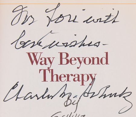 Lot #568 Charles Schulz Signed Book - Way Beyond Therapy - Image 2