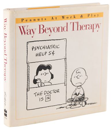 Lot #568 Charles Schulz Signed Book - Way Beyond Therapy - Image 3