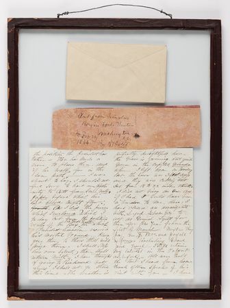 Lot #371 Lincoln Assassination: Ford's Theatre Wallpaper Cut from the President's Box - Image 2