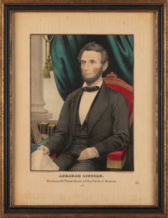 Lot #153 Abraham Lincoln: Lithograph by E. B. & E. C. Kellogg - Sixteenth President - Image 2