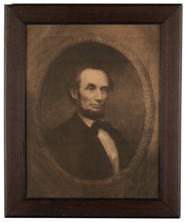 Lot #154 Abraham Lincoln: Engraving by William Edgar Marshall - Image 2
