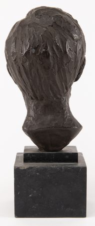Lot #128 Abraham Lincoln: Bronze Bust by Leo Cherne - Image 2