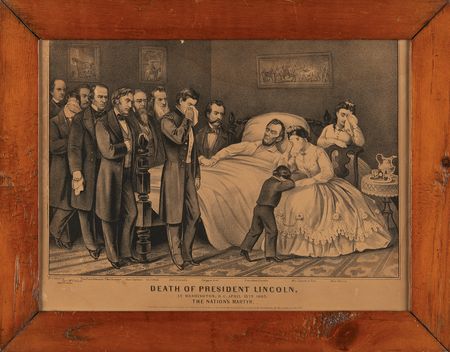 Lot #149 Abraham Lincoln: Lithograph by Currier & Ives - 