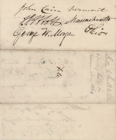 Lot #40 [George B. McClellan]: DNC Letter to McClellan, Informing of His Nomination for President in 1864 - Image 4