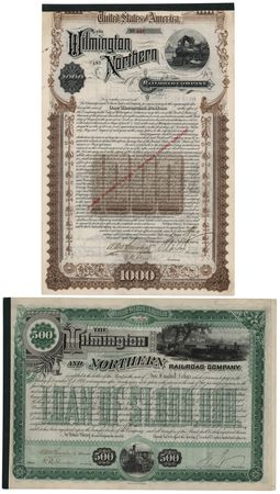 Lot #342 Henry A. Dupont (2) Documents Signed