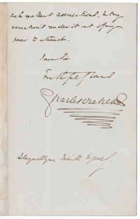 Lot #581 Charles Dickens Autograph Letter Signed - Image 2
