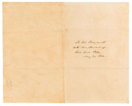 Lot #41 Leonidas Polk Signed Civil War-Dated Manuscript Map of the Vicksburg Campaign - Image 3