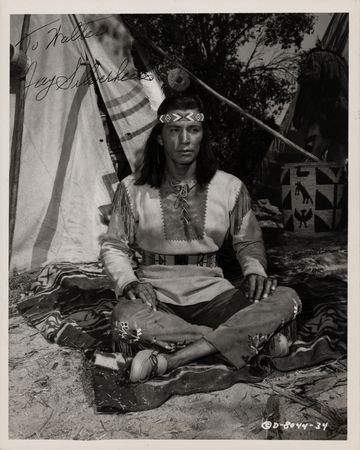 Lot #829 Jay Silverheels Signed Photograph - Image 1