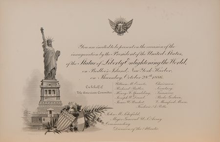 Lot #542 Statue of Liberty: Inauguration of the Statue of Liberty Enlightening the World (1887) - Image 3