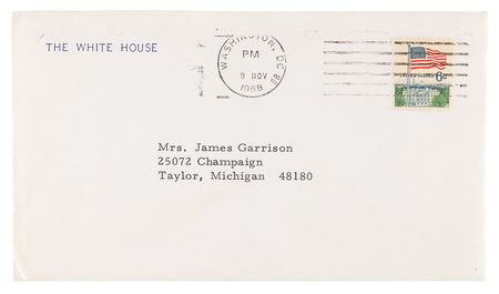 Lot #80 Lyndon B. Johnson Signed White House Card as President - Image 3